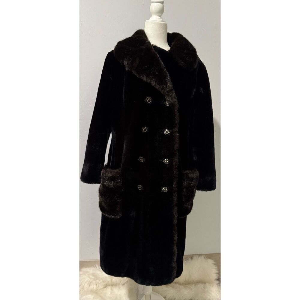 Borgona Vintage Faux Fur Teddy Coat